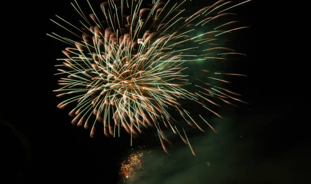istock Salute, fireworks in the night sky. 1168833505