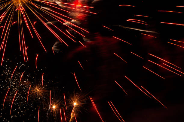 istock Salute, fireworks in the night sky. 1168834204