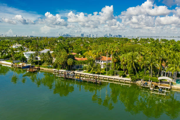 istock Drone photography Miami Beach FL 1168845045