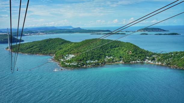 istock Hon Thom in Phu Quoc island from cable car 1168845079