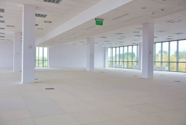 istock Interior of empty corridor in new office 1168846833