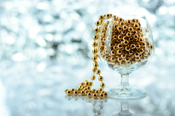 istock Christmas or New Year accessories on holidays background. 1168846836