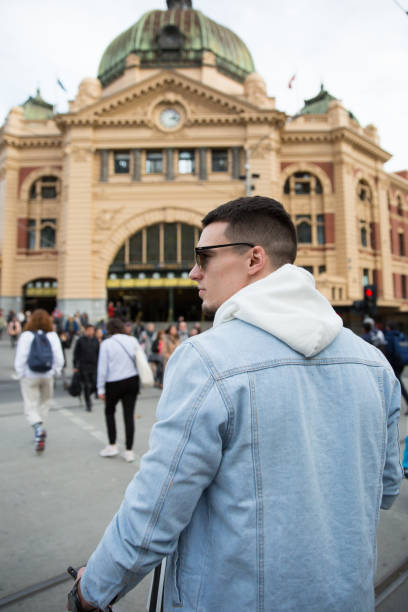 istock Walking to Flinders Street Station 1168847614