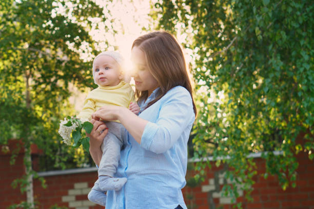 istock Mom and baby for a walk 1168856182