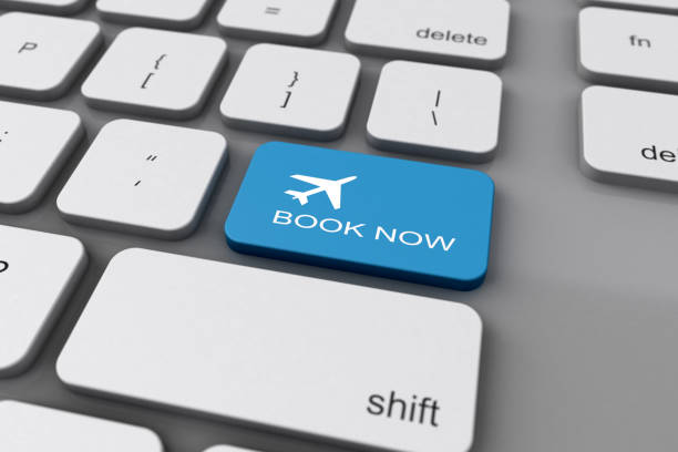istock 3D Keyboard Airfare Travel Button 1168858965