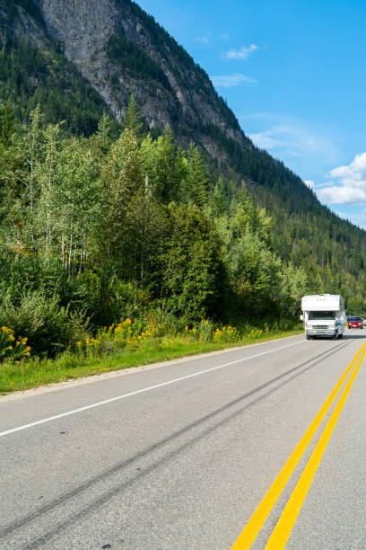 istock Recreational Vehicle In the Mountains 1168861371