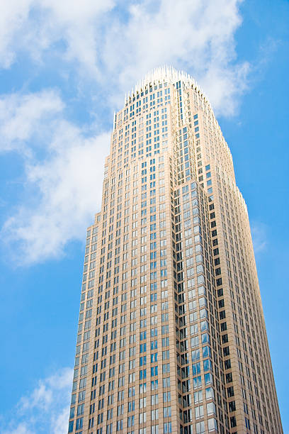 bank of america plaza, charlotte - bank of america plaza - fotografias e filmes do acervo