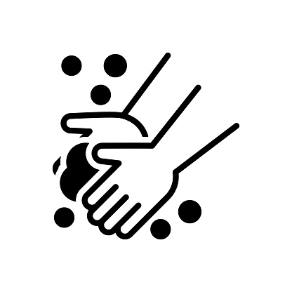 Icon for washing hand, washing, hand, hygience, prevention, health, disinfection, cleaner