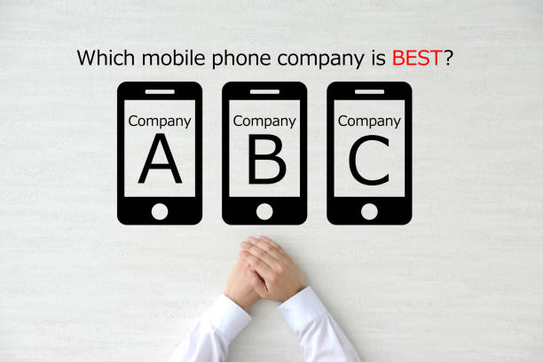 Businessman using smart phone communication him work. People partner man check data financial in tablet computer. Business and Technology Concept.