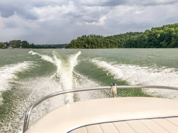 istock View From Back of Boat 1168869501