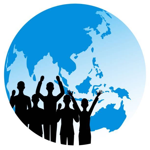 istock The silhouette of the people and the earth 1168872827
