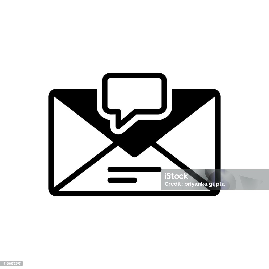 Inbox Message Sign Inbox Message Stock Illustration - Download Image Now - Communication ...