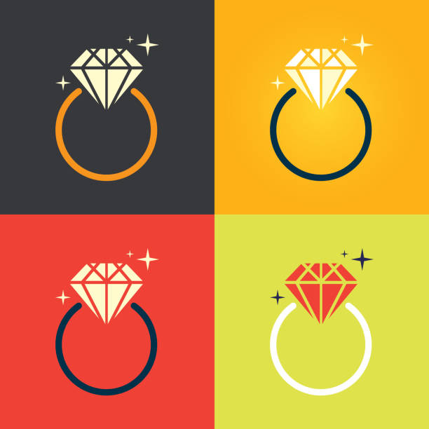 Diamond Ring Symbol Vector of Diamond Ring Symbol. EPS Ai 10 file format. diamond ring clipart stock illustrations