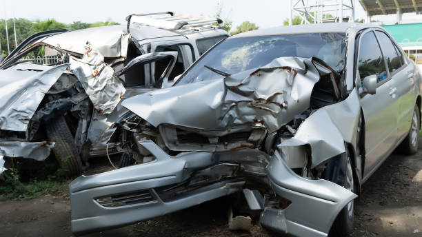 istock Car accident, driving with negligence, drunk driving 1168880499