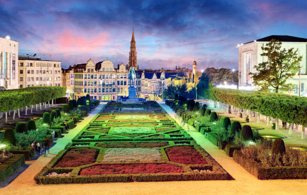 istock Cityscape of Brussels from Monts des Arts 1168882649