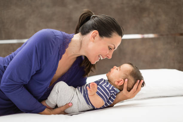 istock Mother and her baby boy 1168890713