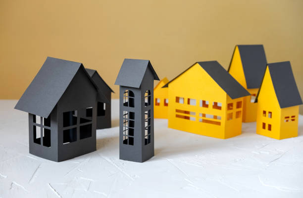 istock Houses from paper and cardboard 1168891765