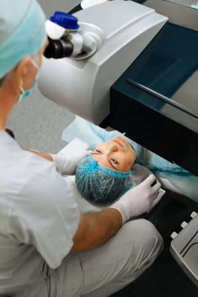istock Top view of a serious female patient 1168897013