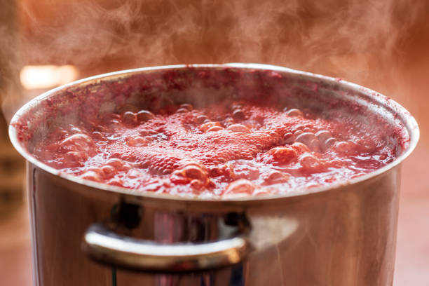 Kitchen pot stock photo