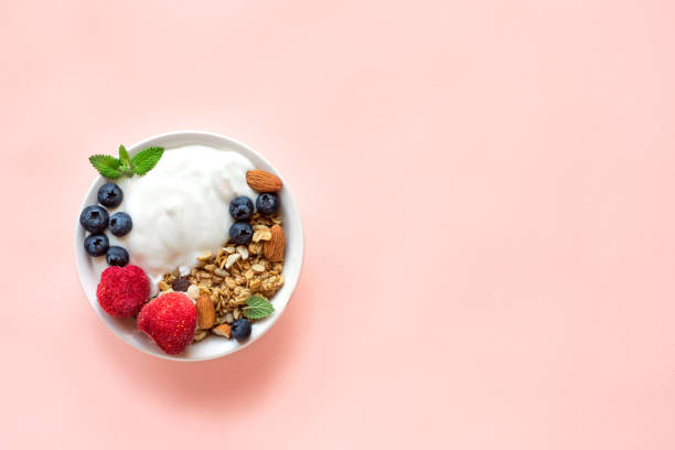istock Granola with yogurt and berries 1168910935