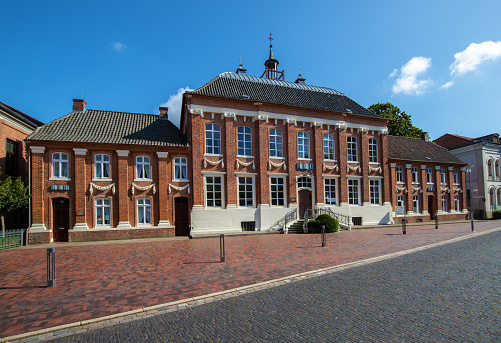 The market square of the city of Norden in East Frisia.