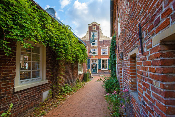 The old town of Leer in East Frisia, Lower Saxony.