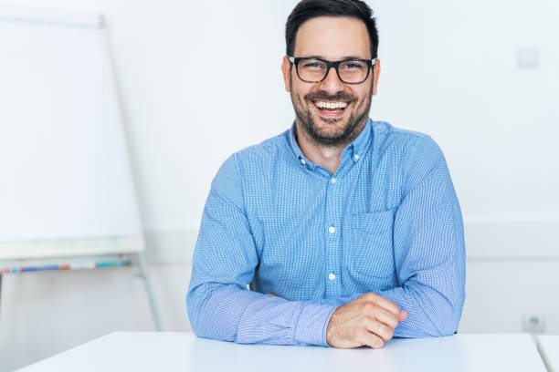 istock Happy smiling businessman 1168915228