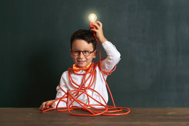 istock The child finds the solution in difficult situation and finds the idea 1168915859