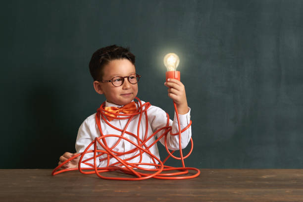 istock The child finds the solution in difficult situation and finds the idea 1168916013