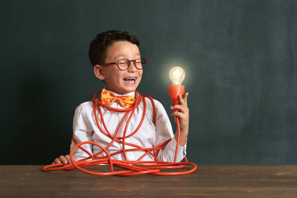 istock The child finds the solution in difficult situation and finds the idea 1168916334