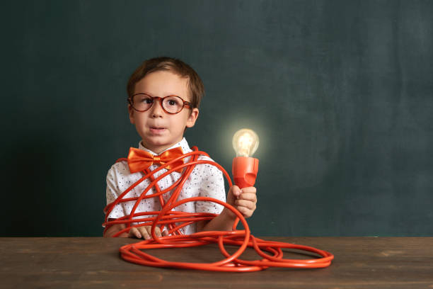 istock The child finds the solution in difficult situation and finds the idea 1168916975