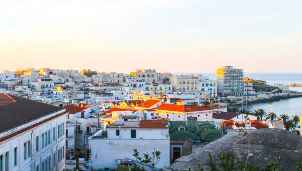 istock Sunset on Vieste village, Puglia, Italy 1168917012