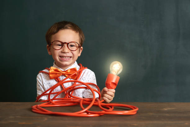 istock The child finds the solution in difficult situation and finds the idea 1168917018