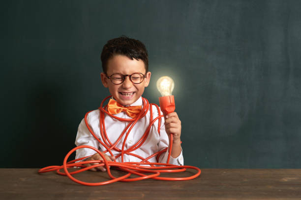 istock The child finds the solution in difficult situation and finds the idea 1168917361
