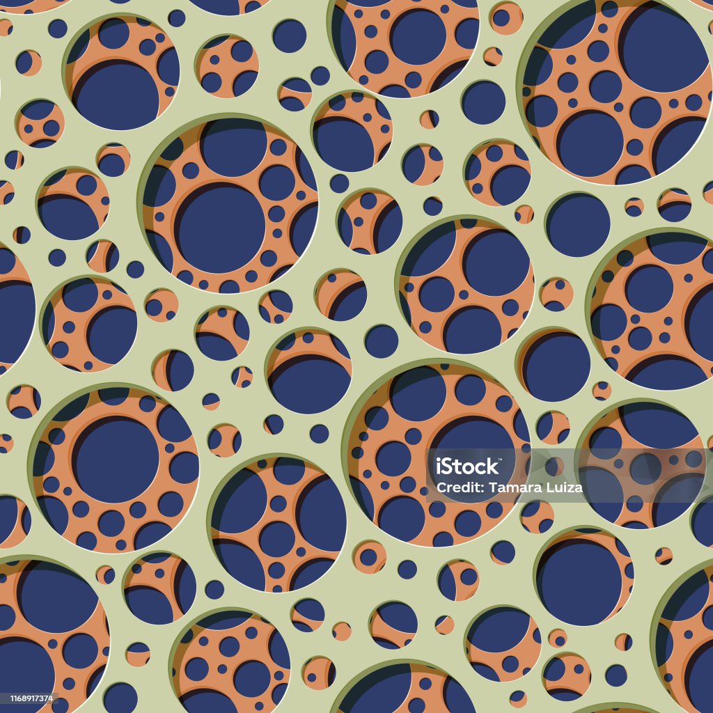 Small Holes Pattern Abstract Distributed Round Holes Pattern Stock Illustration - Download ...