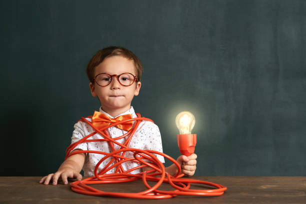 istock The child finds the solution in difficult situation and finds the idea 1168917387