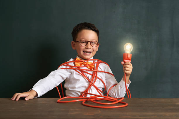 istock The child finds the solution in difficult situation and finds the idea 1168917553