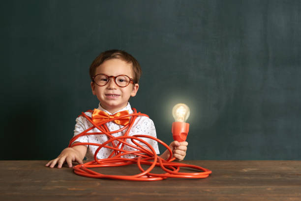 istock The child finds the solution in difficult situation and finds the idea 1168918229