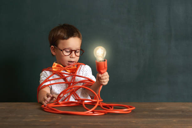istock The child finds the solution in difficult situation and finds the idea 1168918306