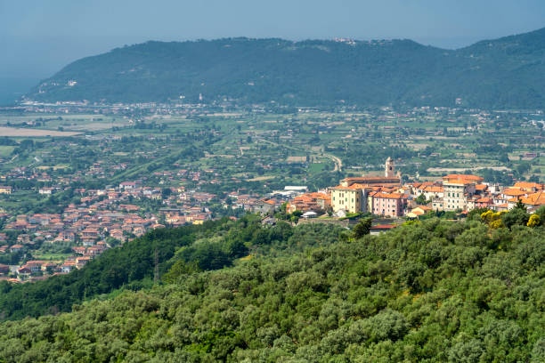 istock Panoramic view of Castelnuovo Magra, Liguria 1168930685