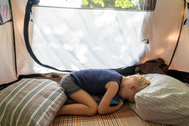 istock Funny and Playful Camping with kids 1168934359