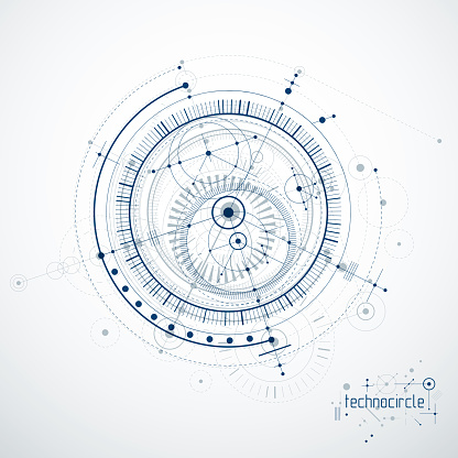 Technical Plan Abstract Engineering Draft For Use In Graphic And Web ...