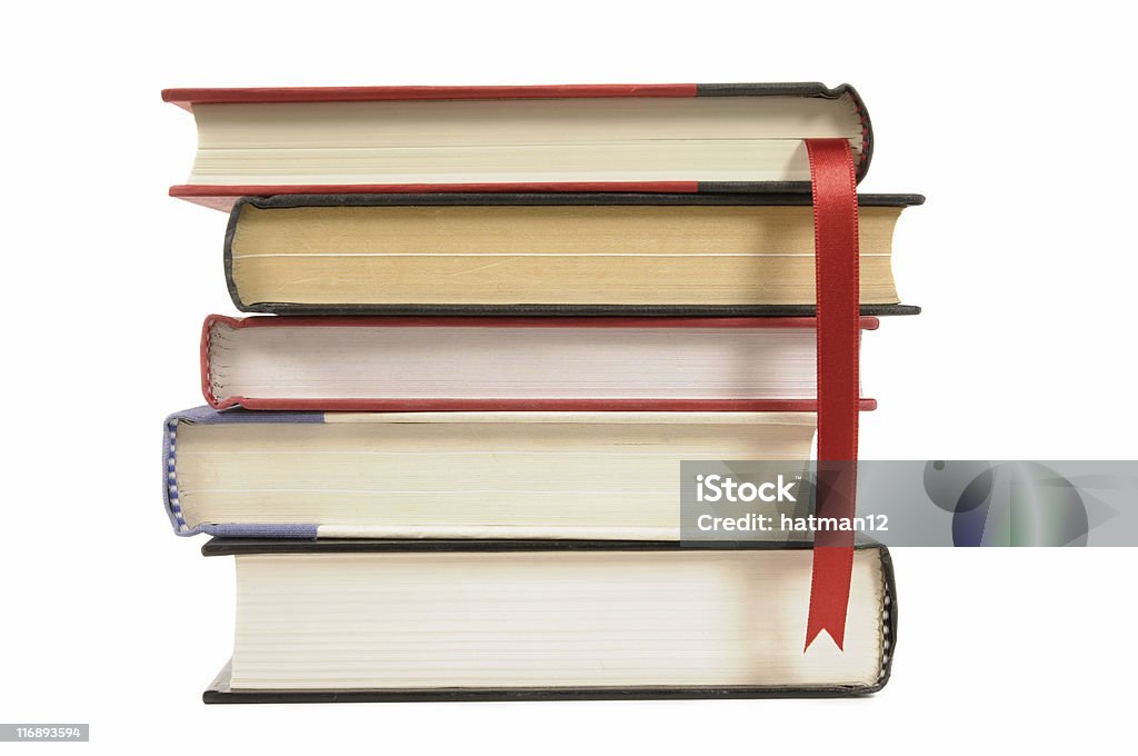 Livros de Capa Dura com fita de favoritos - Royalty-free Livro Foto de stock
