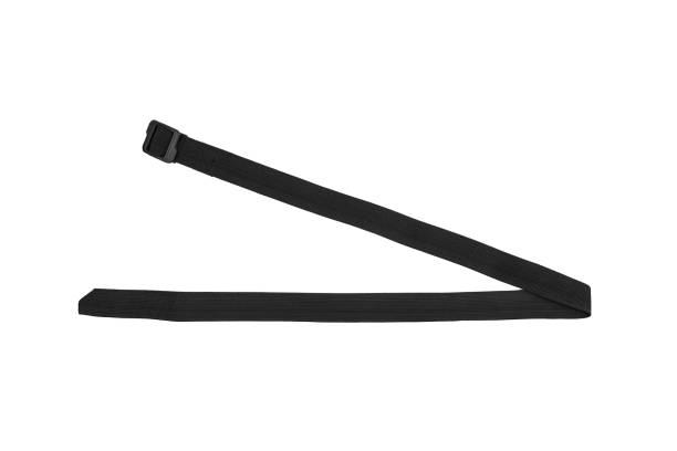 istock Black nylon fastening belt, strap isolated on white background. 1168942023
