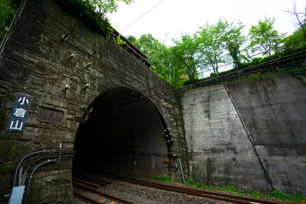 istock Train tunnel in Kyoto. 1168942881