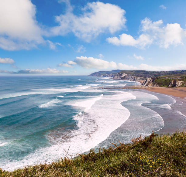 istock Beach Azkorri or Gorrondatxe view. 1168943488