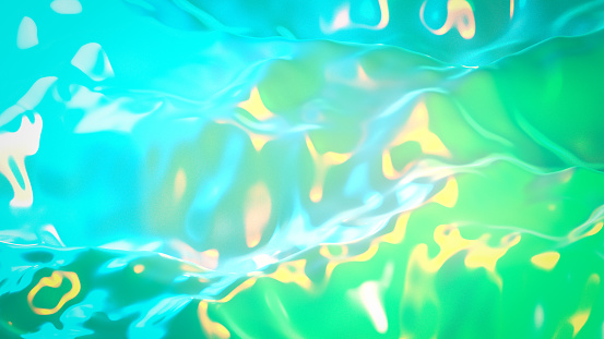 Abstract green slime background waves