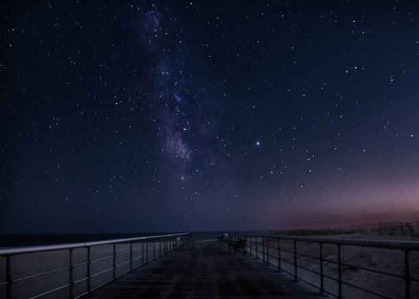 istock Milky Way over the Boardwalk 1168948944