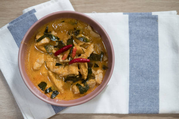 istock Panaeng curry with pork or Red curry with pork (Panang pork), Thai food 1168950642