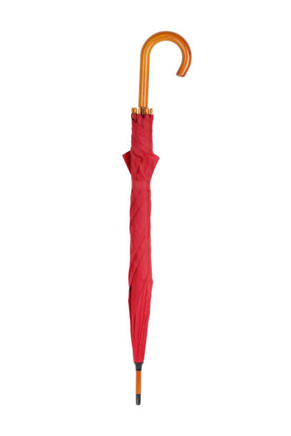 istock A closed red umbrella isolated on white with clipping path 1168950662